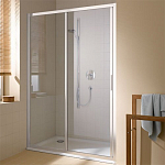 CADA XS CK G2L 12020 VPK 2-створ. раздвижная дверь 1170-1210/2000 с фикс.панелью слева, стекло прозр. ESG Clean 250_100_Array